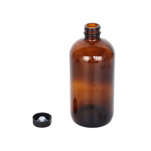 Botella de aceite esencial de vidrio ámbar de 100 ml para uso diario