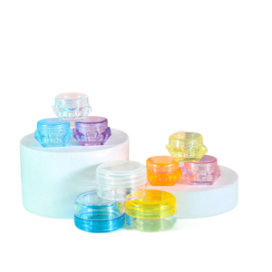 5g 20g Mini Vibrant PS Tarros de crema cosmética vacíos de plástico al por mayor