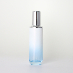 Dispensador de botella de loción de vidrio para el cuidado de la piel de 100 ml