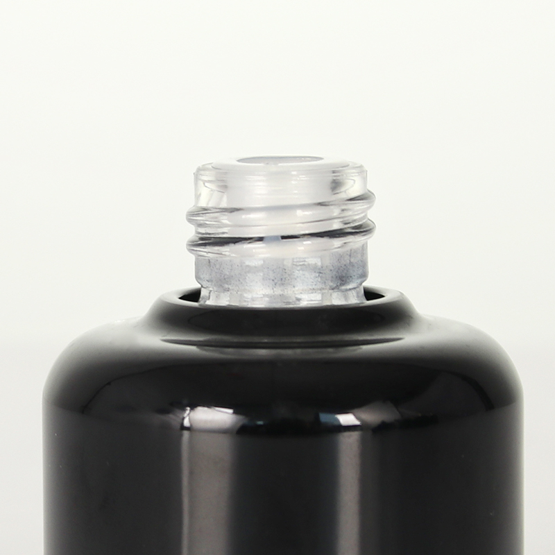 Botella de vidrio recubierta de aluminio de 30 ml y 40 ml con cuentagotas de aluminio para color personalizado de suero 