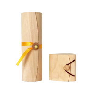  Caja de embalaje de bambú y madera para el cuidado de la piel y botellas y latas cosméticas