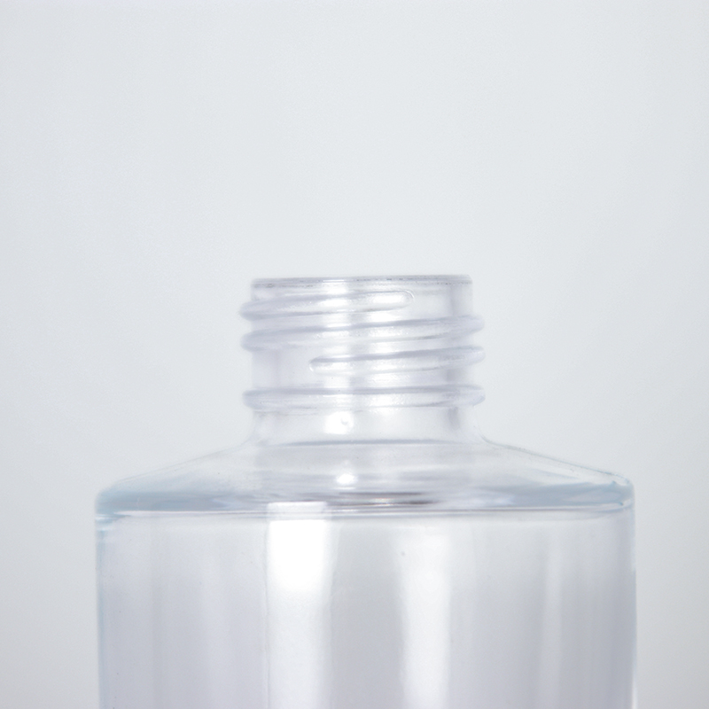 Botella de loción de vidrio fresco de 6 oz con bomba